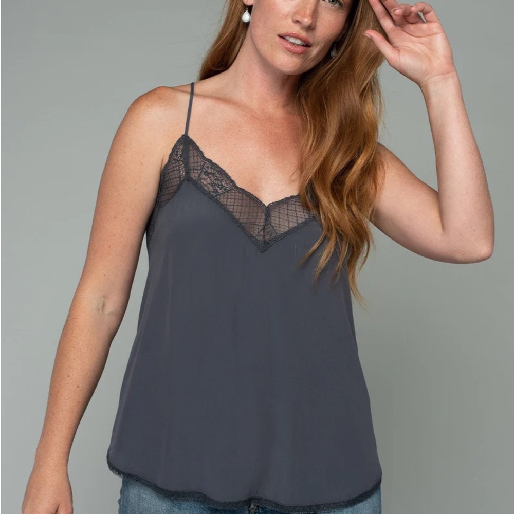 Lovestitch Lura Silky Lace Trim Camisole